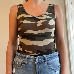 Camo bodysuit